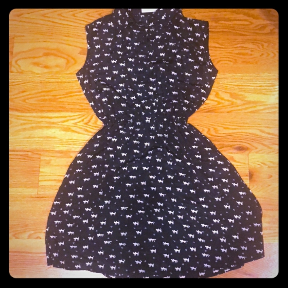 Singwing Cat Print Dress